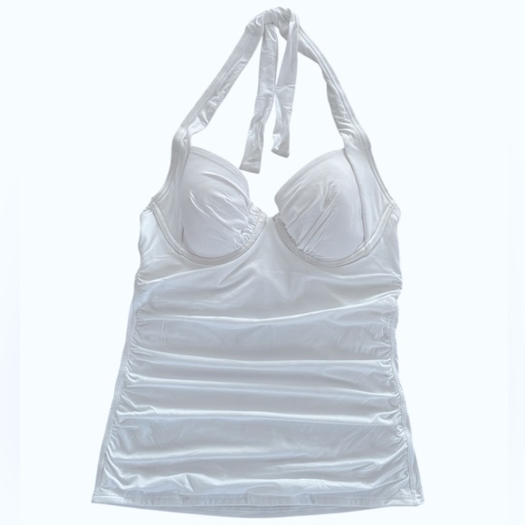 Tommy Bahama Pearl Underwire Full Coverage Tankini Top, C Cup - Picture 2 of 9